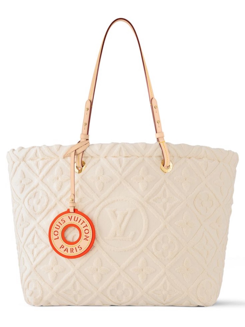 NEW Louis Vuitton Cream LVacation Tote